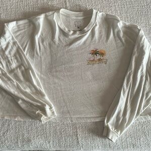 Cropped Billabong Long Sleeve T-Shirt